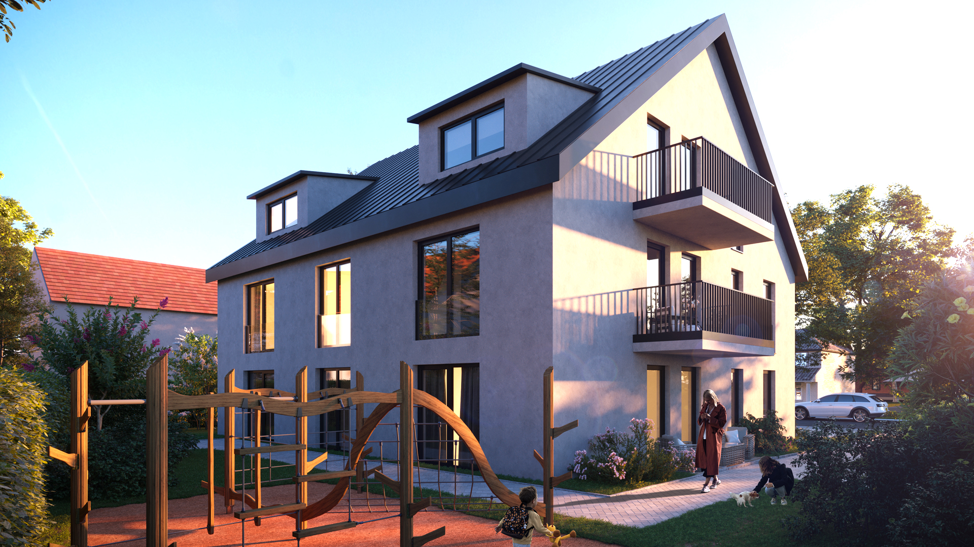 6-Familienhaus „BELLA CASA“ | Ekul Wohnbau Heilbronn-Leingarten